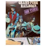 Grand Funk Railroad On Time band signed album