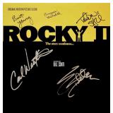Rocky II cast signed original soundtrack