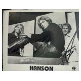 Hanson band signed photo