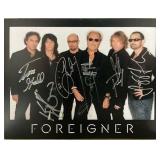 Foreigner band signed photo