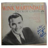 Wink Martindale signed Deck of Cards album