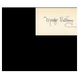 White Zombie Madge Bellamy signature cut