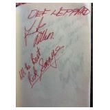 Def Leppard autographs of Rick Savage and Rick...