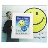 Smiley Face Creator Harvey Ball signed Smiley...