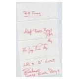 Deep River Boys original autographs
