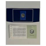 Franklin Mint Sterling Silver 1854 India Stamp...