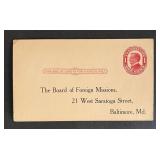 United States 1900s post card
