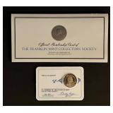 Franklin Mint Sterling Silver 1973 Official...