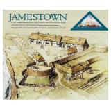 The Settlement of Jamestown Stamps (side 1)