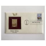 Wildlife Habitats Mountains Gold Stamp Replica...