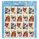 The Art of Disney Friendship stamp sheet  20 x...