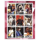 Led Zeppelin stamps