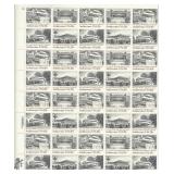 Architecture USA Stamps sheet