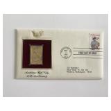American Red Cross 100th Anniversary Gold Stamp...