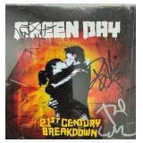 Green Day 21st Century Breakdown band signed CD