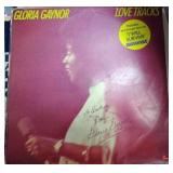 Gloria Gaynor Love Tracks signed album