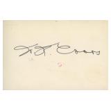 Brewery Owner Joseph Coors signature cut