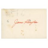 F Troop James Hampton signature cut