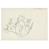 Ed Wood Korla Pandit signed note