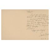 The Rose Sandra McCabe  signed letter