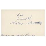 LA Law Wayne Northrop signed note