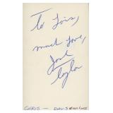 Beverly Hills 90210 Josh Taylor signed note