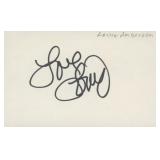 Comedian Louie Anderson signature cut