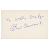 Girl Overboard  Bill Burrud signed note