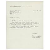 Ellen Fleysher signed letter