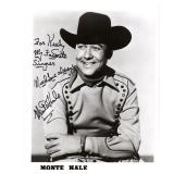 Home on the Range Monte Hale Signed 8x10 Glossy...