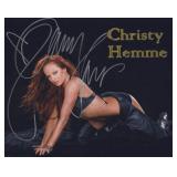 WWE Wrestler Christy Hemme Signed Photo