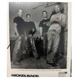 Nickelback signed photo 8x10 signed by all 4