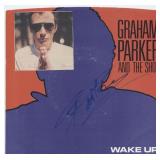 Graham Parker Wake Up signed 45 record sleeve