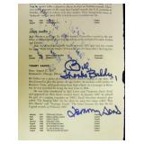Tommy Sands autograph