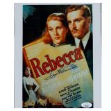 Rebecca Actress Joan Fontaine Signed 8x10...