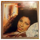 Natalie Cole signed album