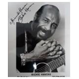Richie Havens signed photo