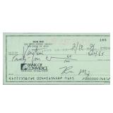San Diego Chargers Ron Mix Signed Cancelled...