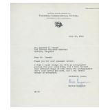 Marion Hargrove signed letter