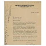 Screenwriter Jimmy Starr signed letter