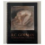 R.C Gorman signed book and photo