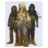 Star Wars Wookies Signed Photo