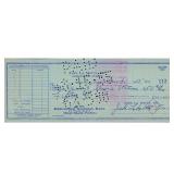 Jake LaMotta Signed Cancelled Check