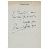 Fallen Angel Dana Andrews signed letter