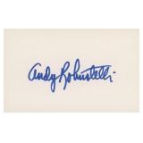 Andy Robustelli original signature