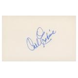Carl Erskine original signature
