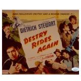 Destry Rides Again Marlene Dietrich Signed 8x10...