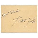 NBA Tom Gola original signature