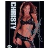 TNA Wrestler Christy Hemme Signed Photo