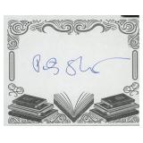 Peter Straub signed bookplate